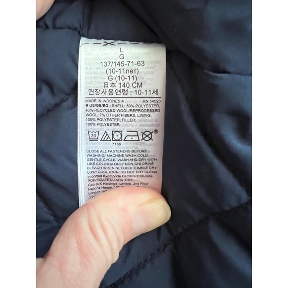 Gap Teen Flannel Jacket Large - Picture 7 of 10